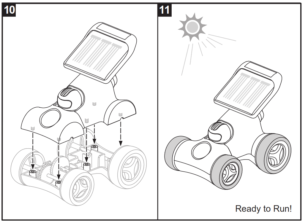Pro sKit GE 685 Solar Racer Car - Tip9