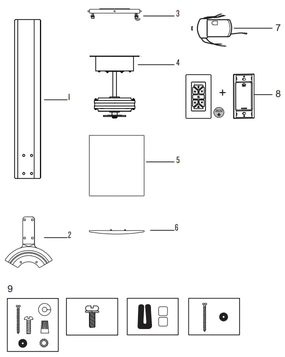 HINKLEY 58 Inch INDY Flush Celling Fan - Figure 1