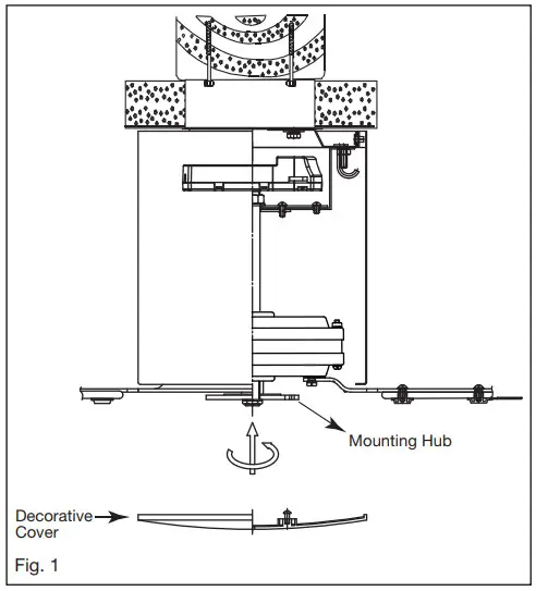 HINKLEY 58 Inch INDY Flush Celling Fan - Figure 10