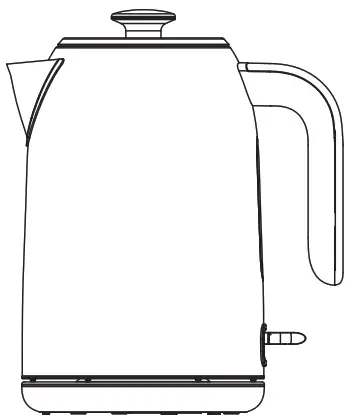 Galanz GLKE17RDRM15 8 Cup Retro Blue Corded Electric Kettle - Figure 2