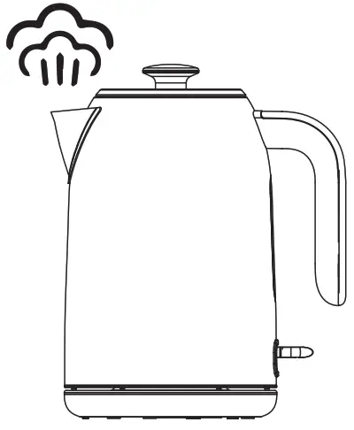 Galanz GLKE17RDRM15 8 Cup Retro Blue Corded Electric Kettle - Figure 8