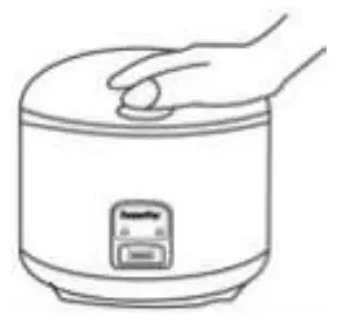 PowerPac PPRC42-SS Stainless Steel Pot - cooking of the rice