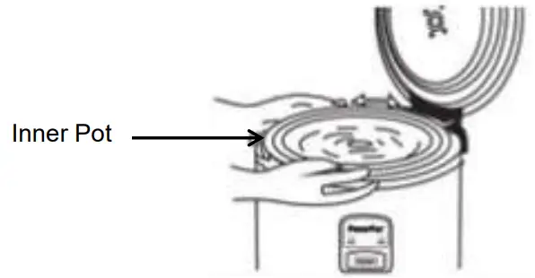 PowerPac PPRC42-SS Stainless Steel Pot - side to achieve