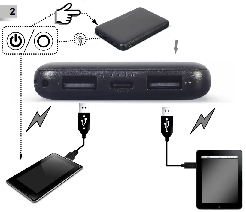 gembird PB05-02 5000 mAh Power Bank - fig 2