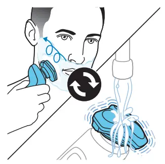 PHILIPS SP9870 Prestige Wet & Dry Electric Shaver - fig 22