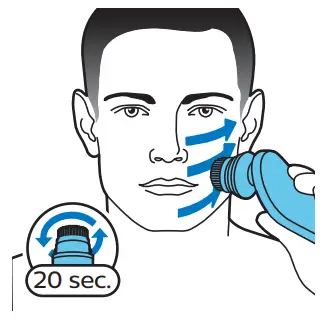 PHILIPS SP9870 Prestige Wet & Dry Electric Shaver - fig 38