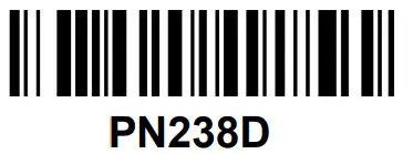pan CFFPE3 Mini Com Furniture Faceplate - BAR Code