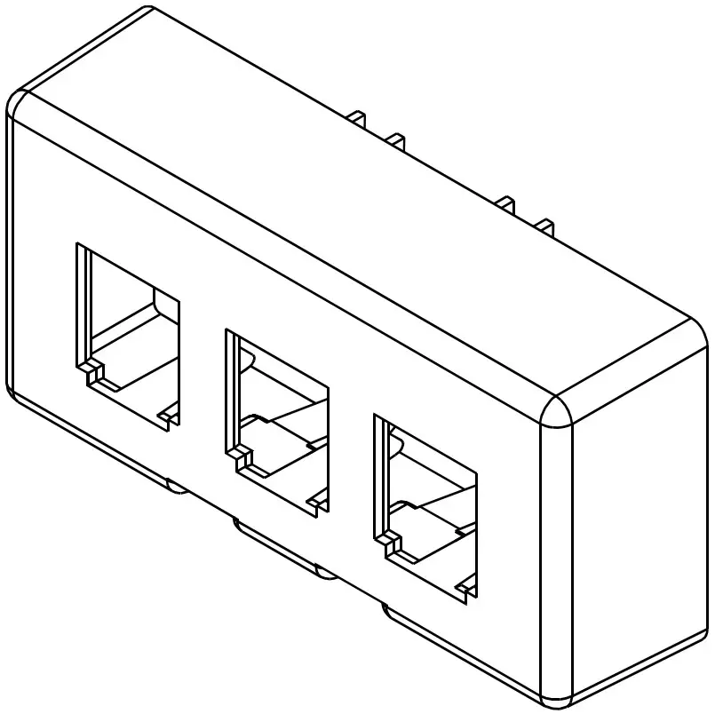 pan CFFPE3 Mini Com Furniture Faceplate