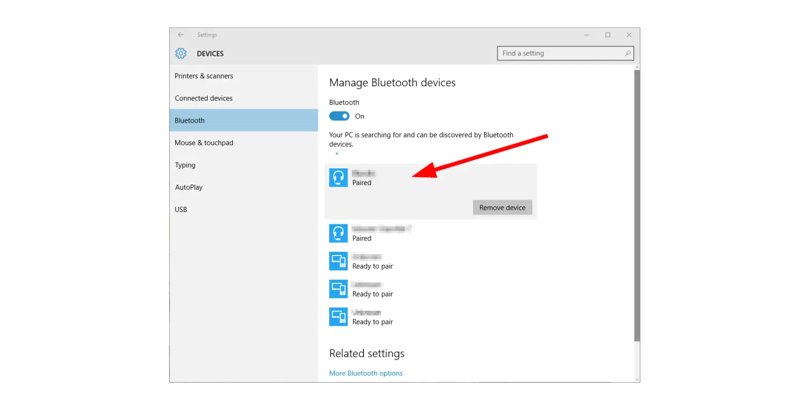 Windows 10 Delete Paired Bluetooth Connection Windows 10 Delete Paired Bluetooth Connection