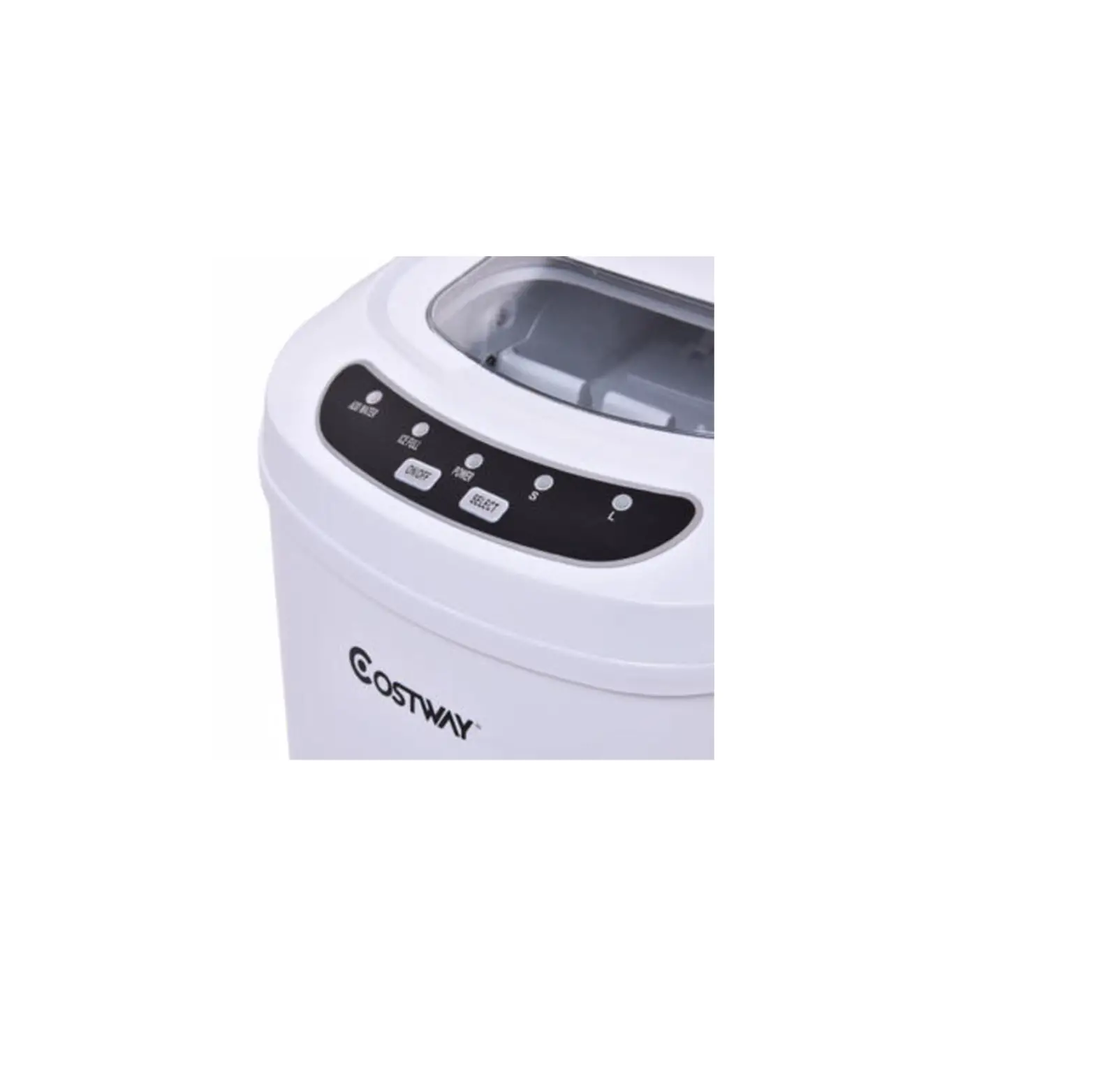 Costway Ep22769wh 26.5-lb Drop-down Door Portable/countertop Cubed Ice Maker User Manual