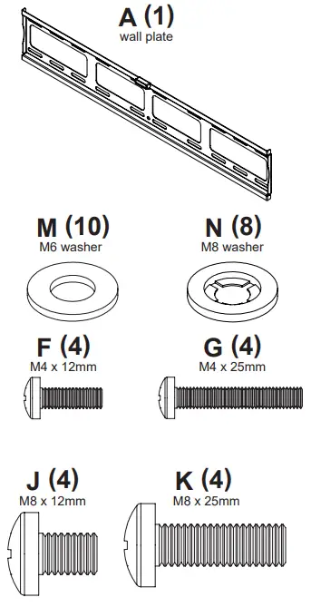 peerless-AV-TVFT690-TruVue-Universal-Flat-Tilt-Wall-Mount-FIG1
