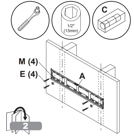 peerless-AV-TVFT690-TruVue-Universal-Flat-Tilt-Wall-Mount-FIG18