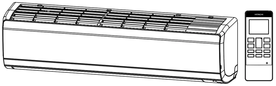 HITACHI RAK SJ24HNV Mini Split Air Conditioner