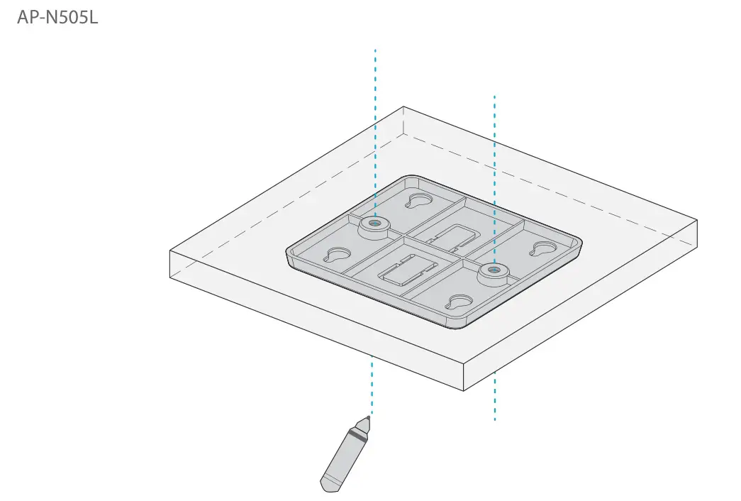 FS AP-N505L Enterprise Wi-Fi 6 Access Point - Ceiling Mount