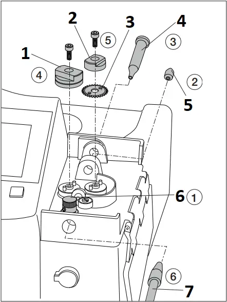JBC ALE - Changing wheels and blades 1