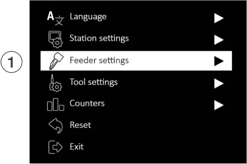 JBC ALE - Main Menu Screen 1