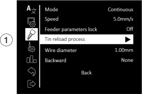 JBC ALE - Tin Reloaded Process Screen 1