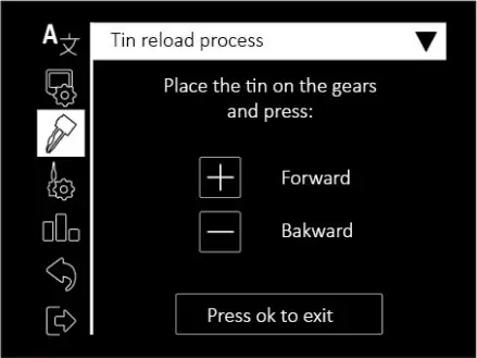 JBC ALE - Tin Reloaded Process Screen 2