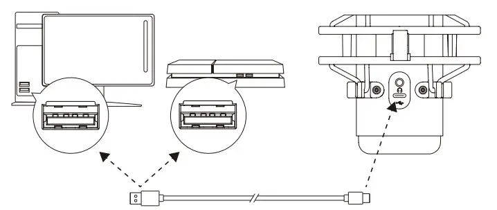 HyperX QuadCast S RGB Wired Multi-Pattern Microphone - Figure 4
