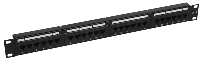manhattan 720786 Cat6 Rackmount Patch Panel-