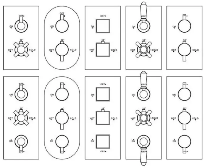 Pura QS-V80290 Concealed Shower Valve - 1