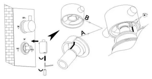 Pura QS-V80290 Concealed Shower Valve - 9