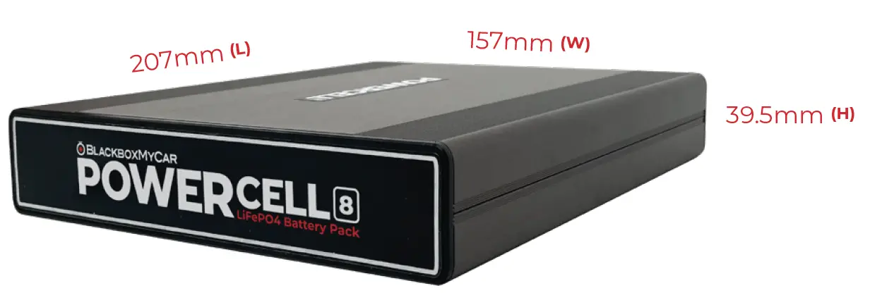 BLACKBOXMYCAR PowerCell 8 LiFeP04 Battery Pack 6