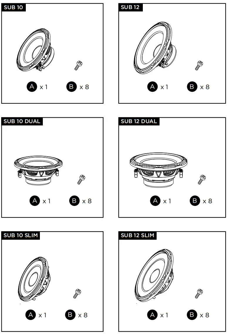 FOCAL 091SUB12 Sub 12 Subwoofers - fig 2