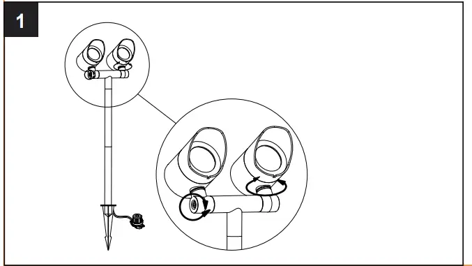 Harbor Breeze ZDL1142-L14K8030Q LED Spot Light - 5