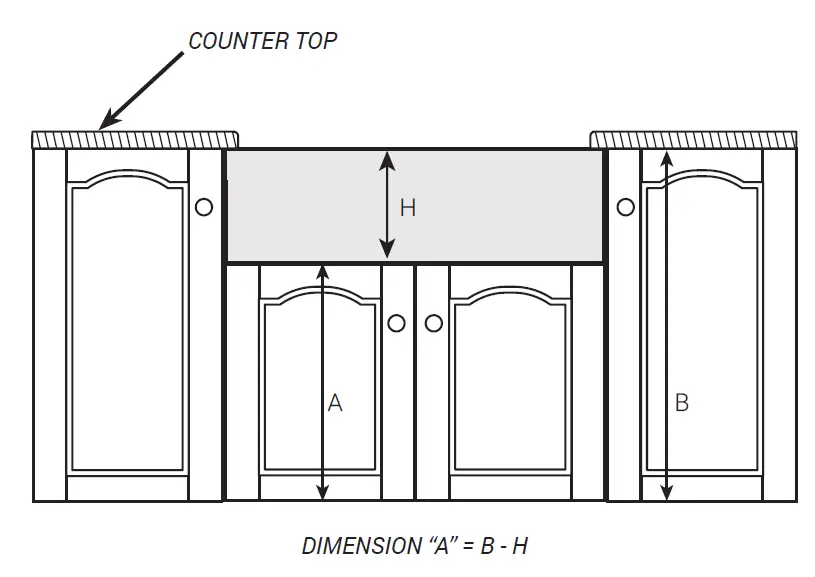 CAHABA CAFC36AFSBKW 36 Inch Single Bowl Farmhouse Workstation 3