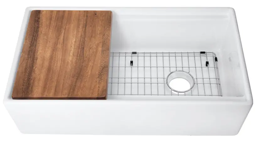 CAHABA CAFC36AFSBKW 36 Inch Single Bowl Farmhouse Workstation