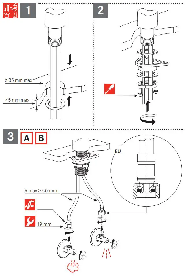 FRANKE FC 3055.094 Orbit Kitchen Faucet Installation Guide - How to use
