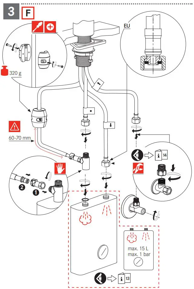 FRANKE FC 3055.094 Orbit Kitchen Faucet Installation Guide - How to use