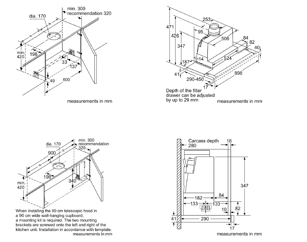 BOSCH-DFS097E50A-90cm-Stainless-Steel-Slideout-Range-Hood-Owner-FIG-1