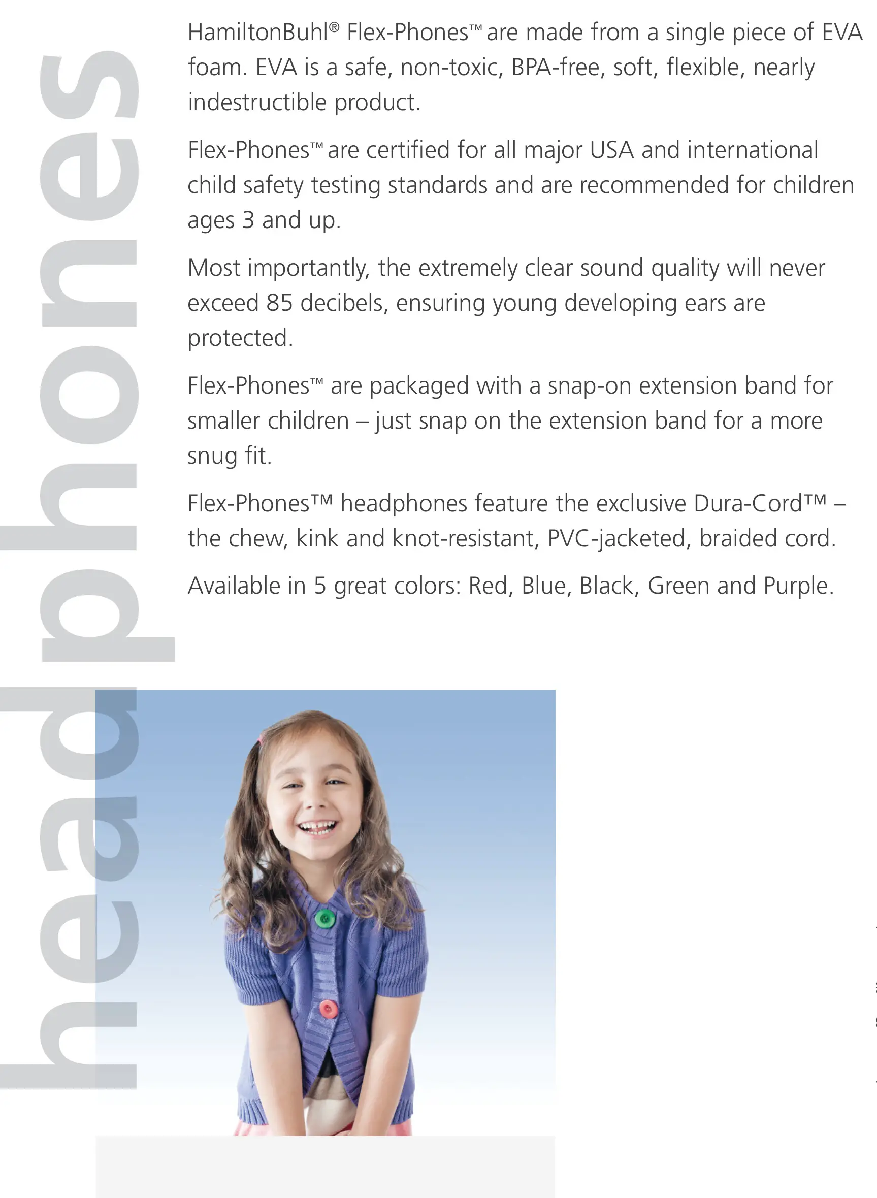 HamiltonBuhl Indestructible EVA Foam Headphones Instructions - Headphones