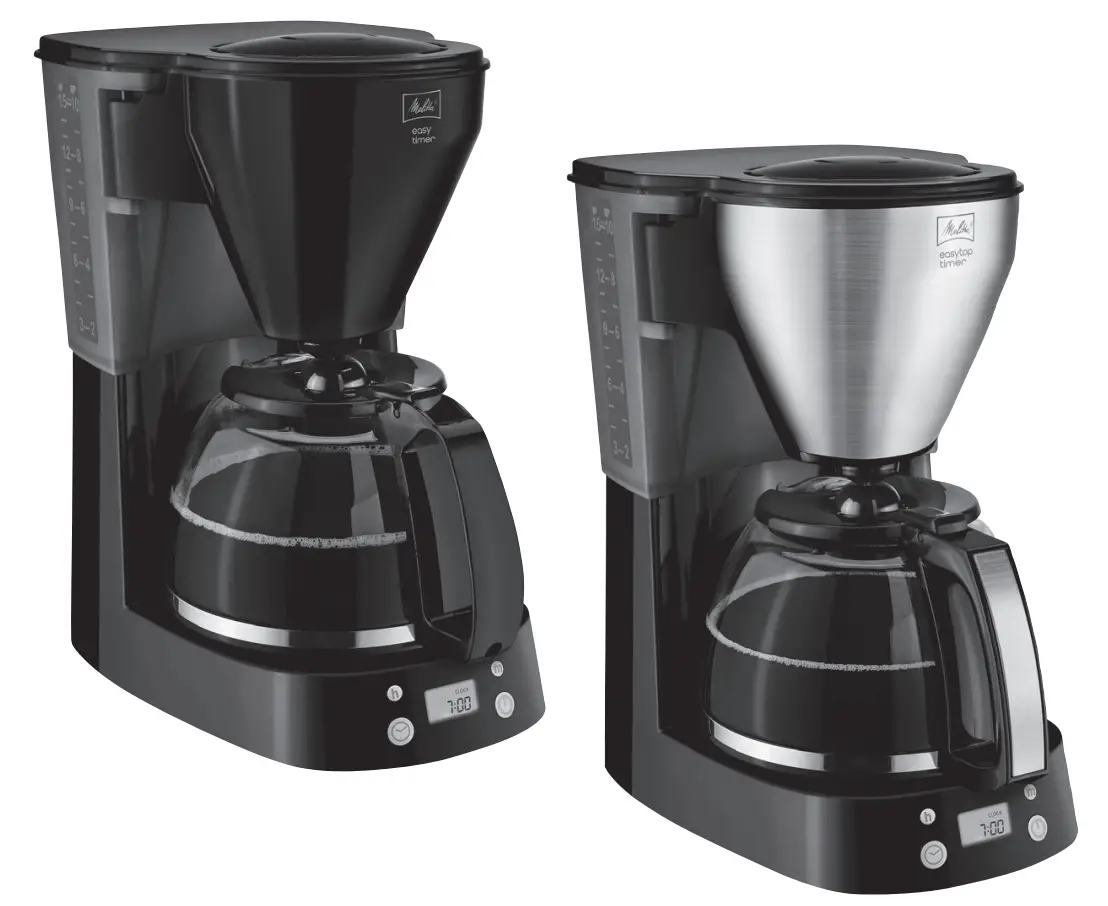 Melitta 1100144-04 EasyTop Timer Filter Coffee Machine
