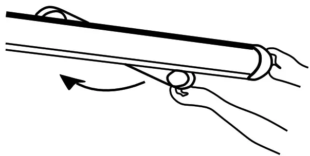 STAIRVILLE FJ-10 70 inch Projection Screen Roll--- Unfold the feet