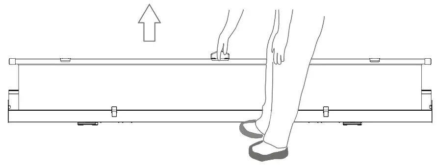 STAIRVILLE FJ-10 70 inch Projection Screen Roll-pp