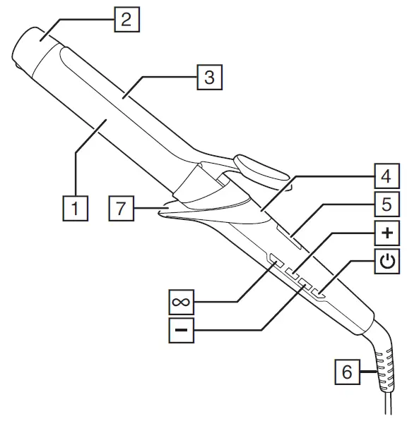 REMINGTON-CI8648AU-Advanced-Coconut-Therapy-Curling-Tong-FIG-1