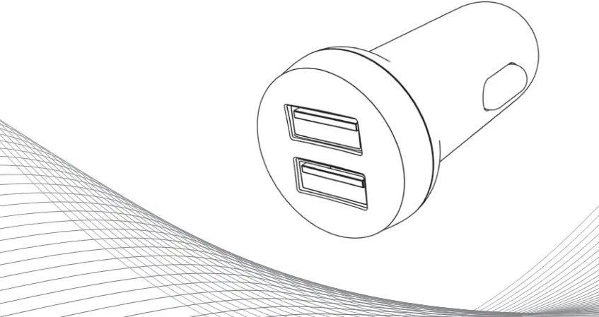 NAUTICA CH15 Usb A Dual Port Car Charger