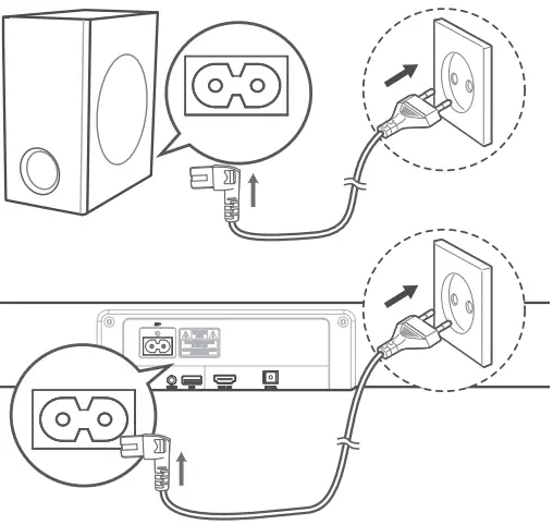 motorola MT160DSB 160W Dolby Soundbar with Wireless Subwoofer -- Connect