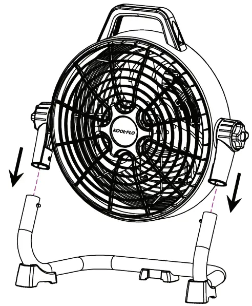 KOOL-FLO-SFC-300DC-1-12-Inch-Rechargeable-Floor-Fan-FIG-2