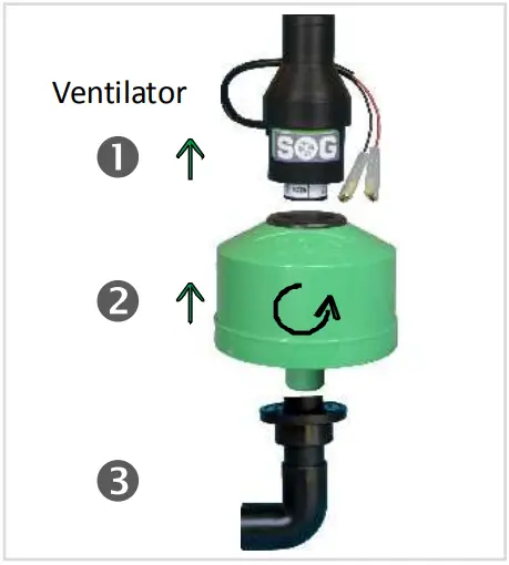 SOG C200 Toilet Ventilation Door Kit Suit - figure 9