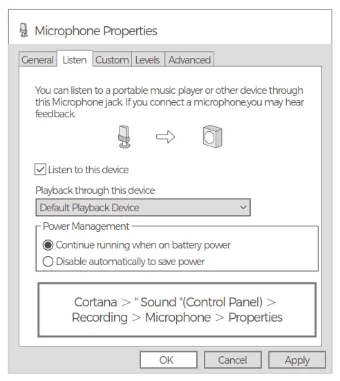 Mpow PA071A Wired Computer Headset - Listening Mode