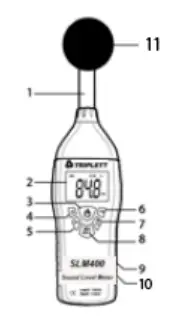 TRIPLETT SLM400 Digital Sound Level Meter - OVERVIEW