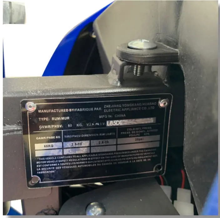 DAYMAK Mini Pithog Electric Dirt Bike -figure 15