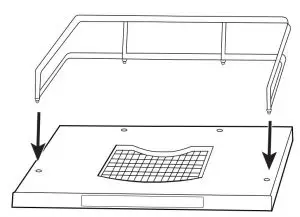 FIG 5 ATTACHING THE GUARD RAIL
