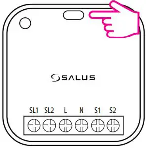 SALUS RS600 Roller Shutter - Button Operation