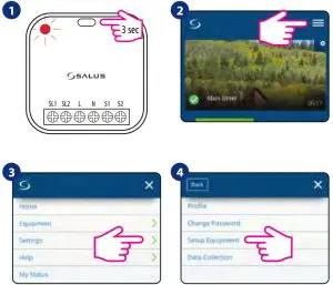 SALUS RS600 Roller Shutter - Pairing