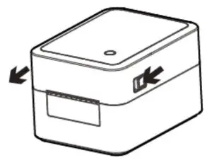 iDPRT Bluetooth Label Printer SP320 - Media Loading